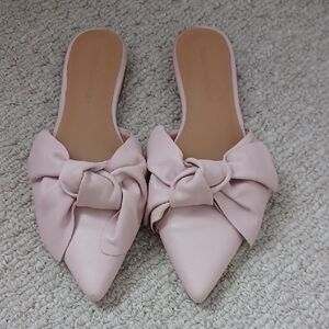 Rebecca Minkoff Blush Bow Mules